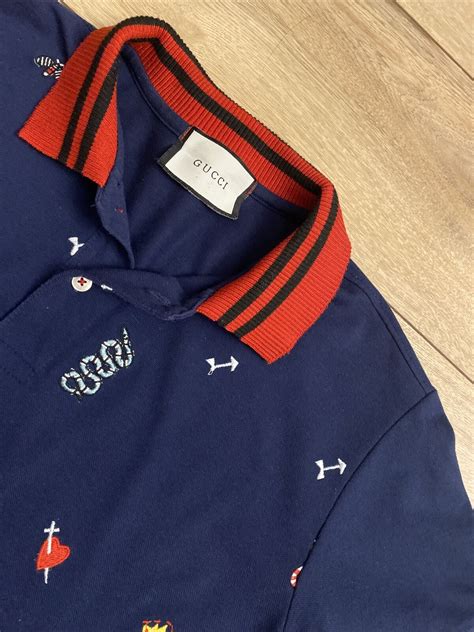 authentic gucci polo shirts